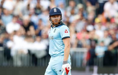 File photo dated 18-06-2019 of England's Jonny Bairstow PRESS ASSOCIATION Photo. Issue date: Friday June 28, 2019. Jonny Bairstow has insisted England will hold their World Cup nerve, dismissing criticism from Kevin Pietersen and Michael Vaughan as "just showbiz". See PA story CRICKET England. Photo credit should read Martin Rickett/PA Wire.