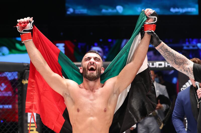 Emirati Mohammed Yahya is set to take on Trevor Peek of the United States at UFC 294 in Abu Dhabi. Chris Whiteoak / The National