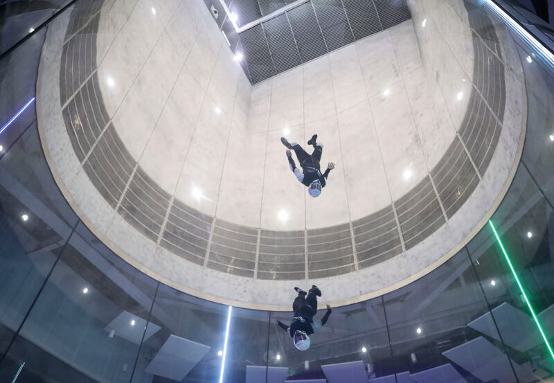 Clymb is home to the world's biggest indoor skydive chamber.