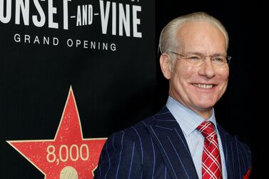 Fashion consultant and TV host Tim Gunn says he's been dressing down while in self-isolation. AP