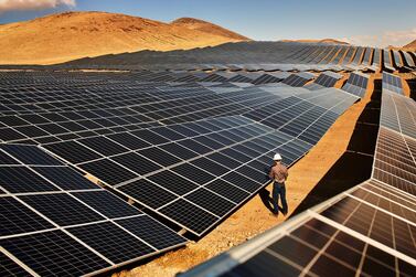 The newly completed Turquoise solar farm in Nevada delivers 50 megawatts of renewable power to Apple. It is Apple's fourth solar project in the state. Courtesy Apple