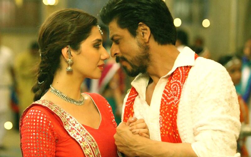 Shah Rukh Khan stars as a gangster in his latest film, Raees, alongside Pakistani actress Mahira Khan. Courtesy Red Chillies Entertainment

