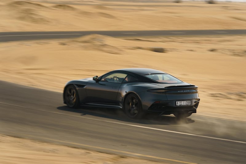 The rear diffuser clearly means business, albeit not quite as in-your-face as on the Vantage. Aston Martin