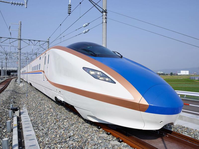 Hokuriku Kagayaki Shinkansen. Courtesy West Japan Railway Company / JNTO