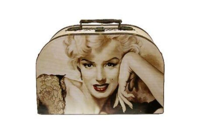 Marilyn Monroe case, Dh59, Lifestyle, Oasis Centre, 04 515 4302. Courtesy: Lifestyle