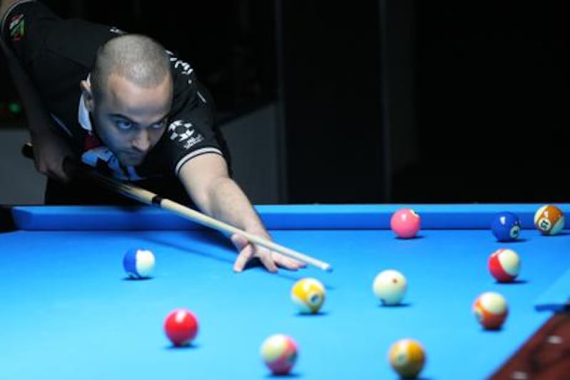 UAE pool player Amin Fikri.