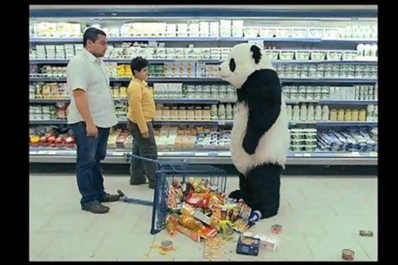 Panda - Never say no to Panda: This award-winning advert for Panda, an Egyptian dairy brand, depicts a dead-eyed panda reacting angrily to anyone refusing its cheesy products. Panda/YouTube.