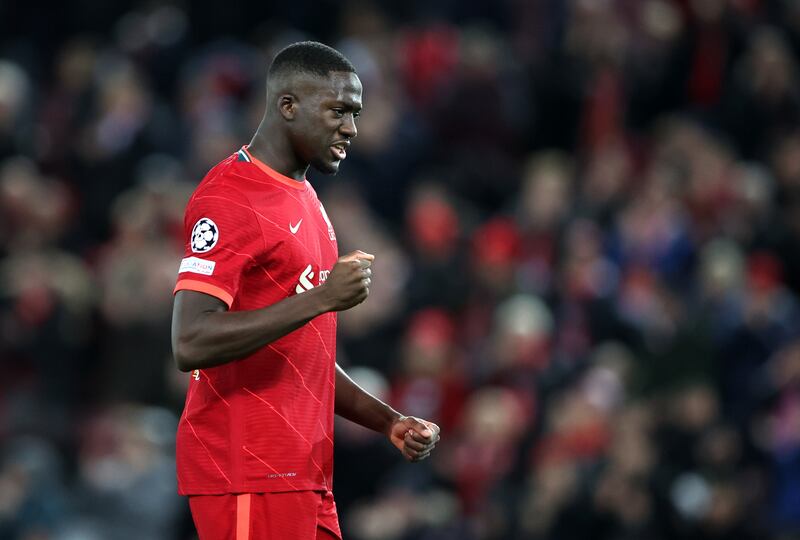 Ibrahima Konate - 4: The Frenchman is still feeling his way into the team. He was the weakest link in the defence and his twitchiness was apparent throughout. Action Images