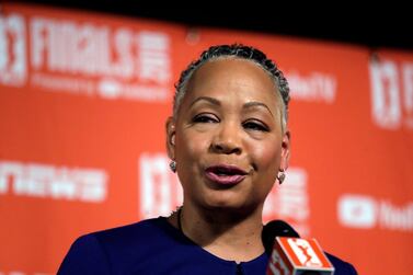 Lisa Borders has resigned as president and CEO of Time's Up, the gender equality initiative. AP