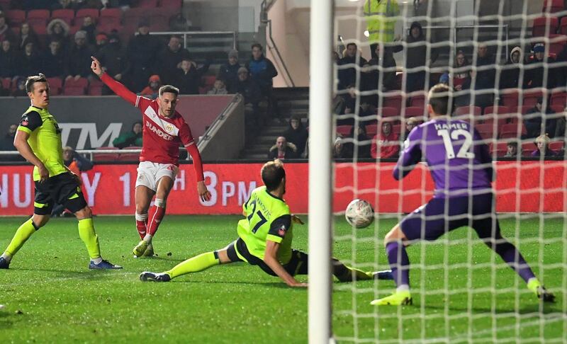 Centre midfield: Josh Brownhill (Bristol City) – Scored one goal and came close to getting another as Bristol City’s giant-killers eliminated Premier League Huddersfield. Reuters