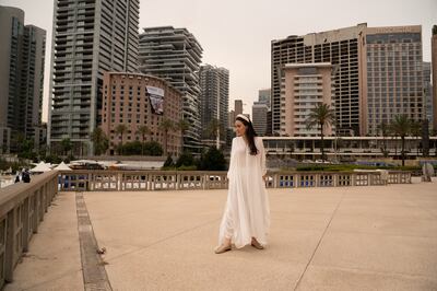 Mayssa Jallad on the roof of the St George Hotel. Photo: Mayssa Jallad