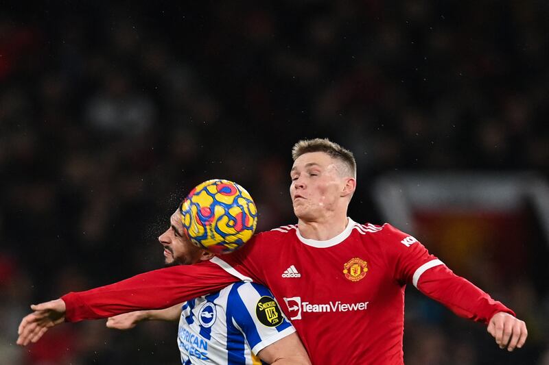 Scott McTominay - 6: Midfield was overrun in a first half where the entire United team didn’t win a single tackle. Won the first tackle after 51 minutes to help set up Ronaldo. AFP