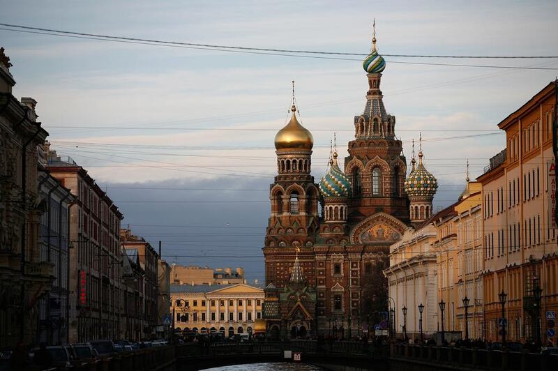8. The Church of the Saviour on Spilled Blood in Saint Petersburg, Russia. Harry Engels / Getty Images