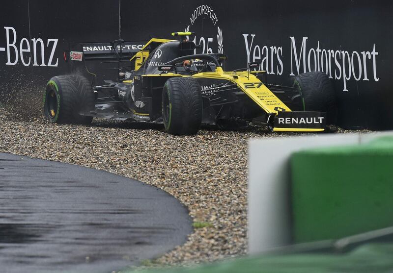 Hulkenberg's wait for a first F1 podium goes on. AFP