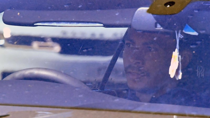 Tottenham Hotspur's English midfielder Dele Alli arrives at the Tottenham training ground in north London. AFP