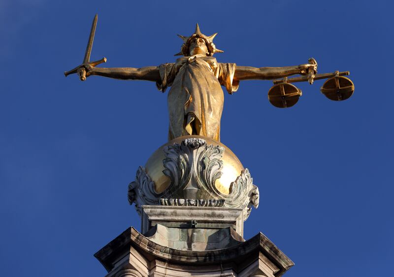 The Justice Statue on the Old Bailey in London. A new bill seeks to reinforce 'quintessentially British rights'. PA