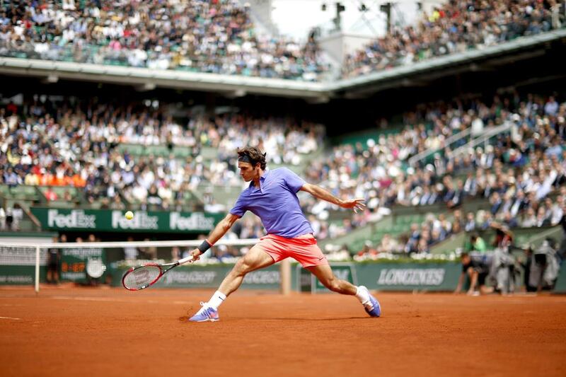 Roger Federer expects a battle when he faces local favourite Gael Monfils at Roland Garros.  

Yoan Valat / EPA