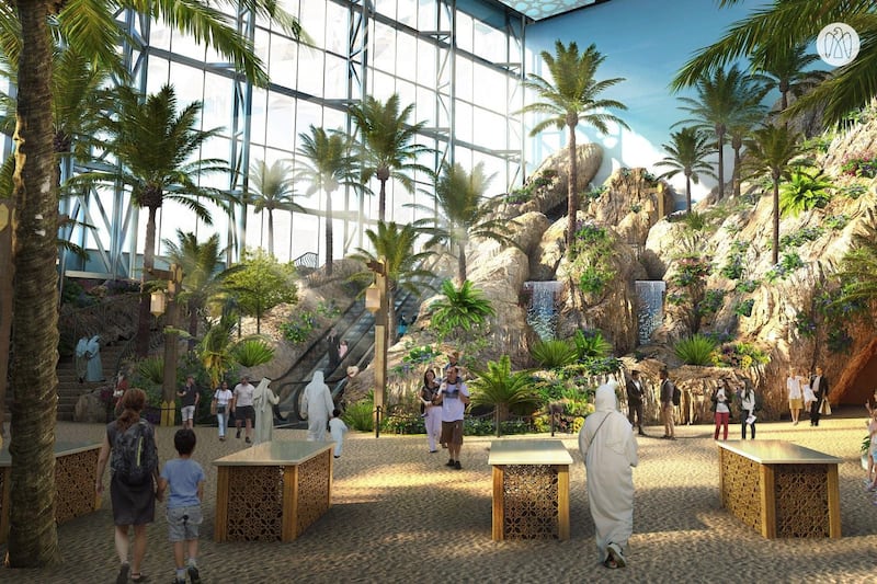 SeaWorld AbuDhabi, which construction is over 40% complete, will include multiple levels with a total area of approximately 183,000sqm, six distinct realms which tell a unified and immersive “One Ocean” story and one of the world’s largest and most progressive indoor aquariums. Courtesy Abu Dhabi Government Media Office