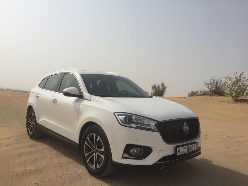 The Borgward BX7 has been tested in the UAE. Courtesy Borgward