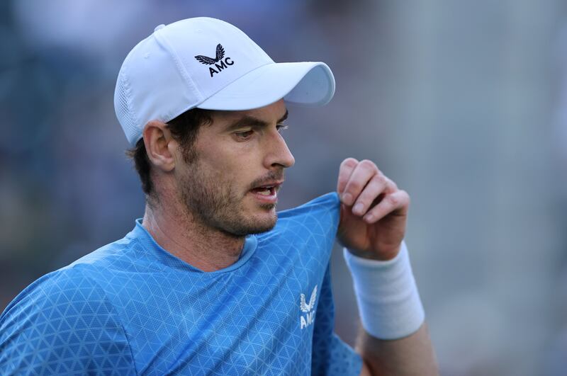 Andy Murray fought hard before losing to Alexander Zverev at Indian Wells. AFP