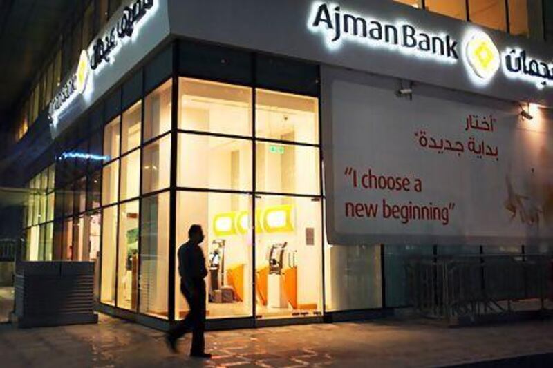 Daily trading volumes on Ajman Bank soared this quarter. Delores Johnson / The National