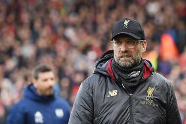 Liverpool and Jurgen Klopp face a tough time against Tottenham Hotspur on Sunday. EPA