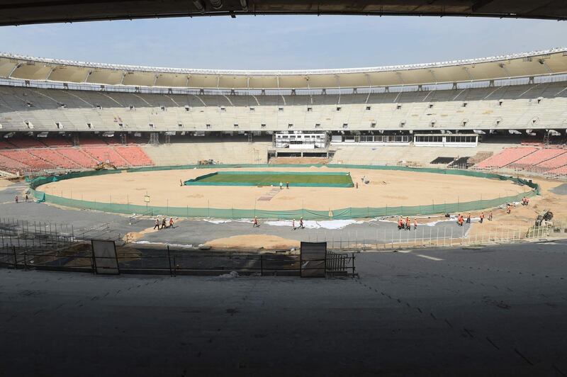 The old Motera stadium witnessed some memorable moments of Indian cricket - Sunil Gavaskar's 10,000th Test run and Kapil Dev's world record 432nd wicket. AFP