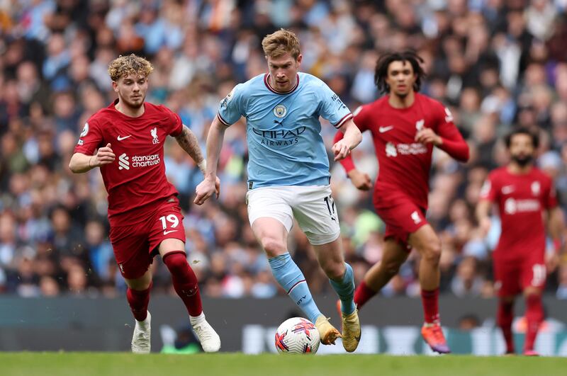 Kevin De Bruyne - 9. Caused early problems for Liverpool with his tantalizing crosses. Gave City the lead in the 46th minute with a simple tap-in into an empty goal. Assisted Grealish's goal with a simple return pass in the 74th minute. Getty
