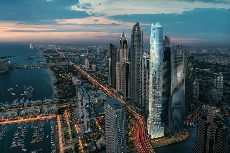 Ciel wil be open by 2023 and is set to be the world's tallest hotel. Courtesy The First Group