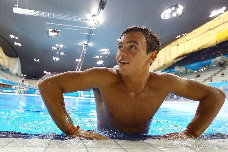 Briton Tom Daley, 19, is focusing on Brazil after he won a bronze at the London Olympics. Al Bello / Getty Images