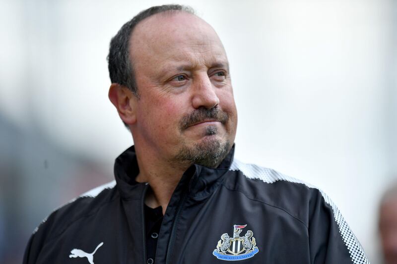 Newcastle United manager Rafael Benitez arrives for the pre-season friendly match at Deepdale, Preston. PRESS ASSOCIATION Photo. Picture date: Saturday July 22, 2017. See PA story SOCCER Preston. Photo credit should read: Anthony Devlin/PA Wire. RESTRICTIONS: EDITORIAL USE ONLY No use with unauthorised audio, video, data, fixture lists, club/league logos or "live" services. Online in-match use limited to 75 images, no video emulation. No use in betting, games or single club/league/player publications.