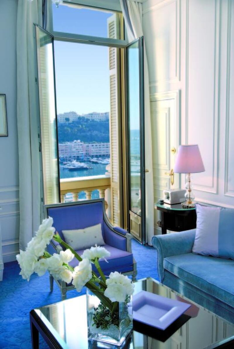 One-bedroom suite at Hôtel Hermitage.