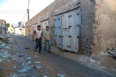 The old town of UAQ is getting a facelift.  Old homes are being demolished by government contractors while the residents of these homes have been relocated to several different areas. Victor Besa / The National
