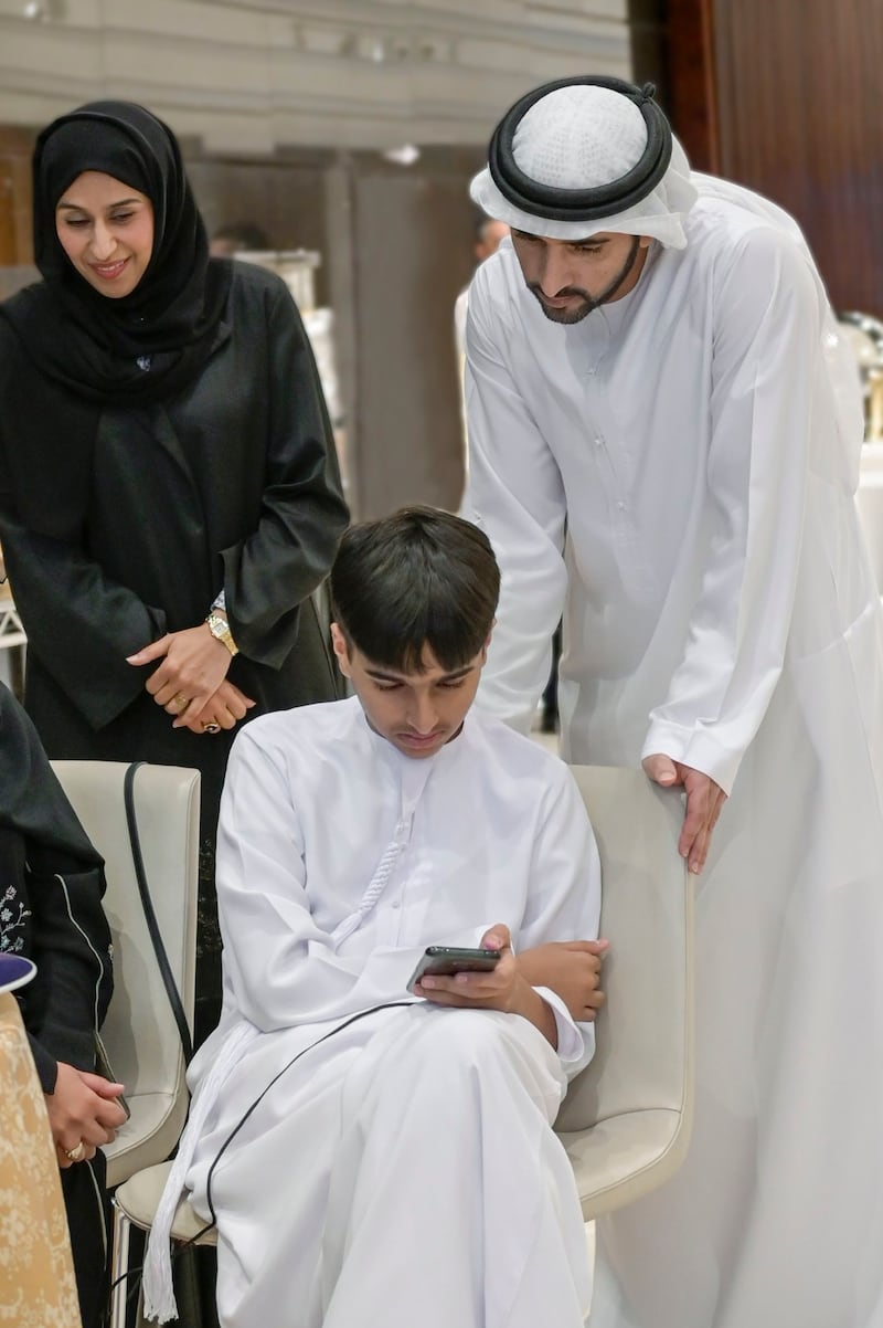 Sheikh Hamdan later shared a video footage of the iftar on social media