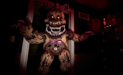 Five Nights at Freddy's is set in a haunted animatronic puppet-themed restaurant. Photo: Scottgames