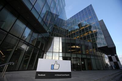 Facebook's European headquarters in Dublin. (Photo by Niall Carson/PA Images via Getty Images)