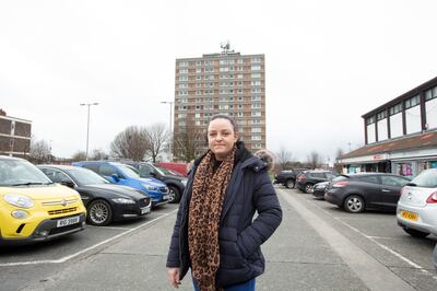 Cregagh Road resident Tracey Lillie from east Belfast, County Antrim, Northern Ireland. Photo: Paul McErlane