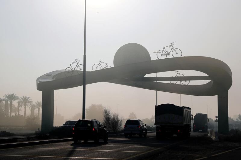 Dubai, United Arab Emirates - Reporter: N/A: Early morning mist in the Desert. Saturday, February 8th, 2020. Al Qudra, Dubai. Chris Whiteoak / The National