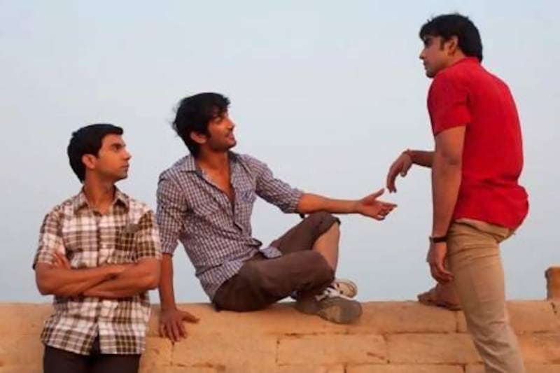 A scene from the film Kai Po Che, which is set in India in the early 2000s.