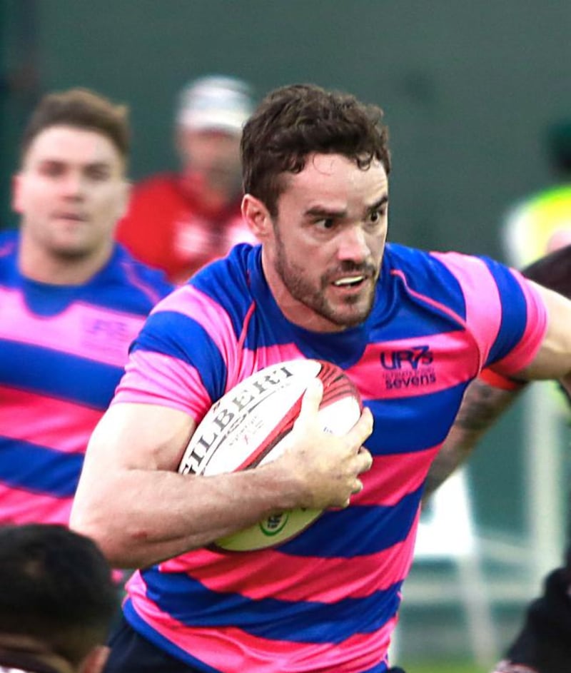 In 2015, former Scotland wing Thom Evans danced past a load of defenders to score a try for UR7s Wanderers in the International Open on Pitch 2. It was his first touch of the ball on his return to the game after five years out with a serious neck injury while on international duty. Victor Besa for The National