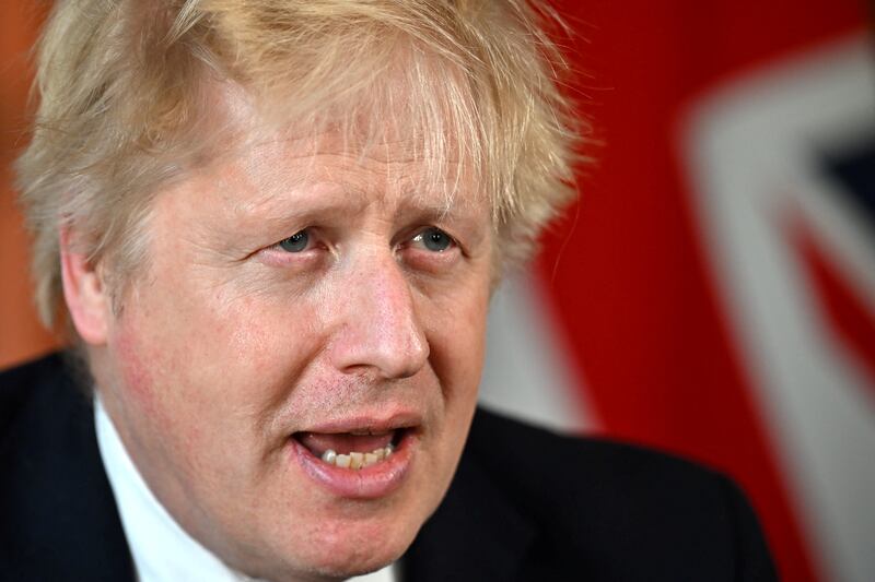 Boris Johnson told senior UK ministers that Russian leader Vladimir Putin could ‘twist the knife’ and inflict more destruction on Ukraine. Reuters