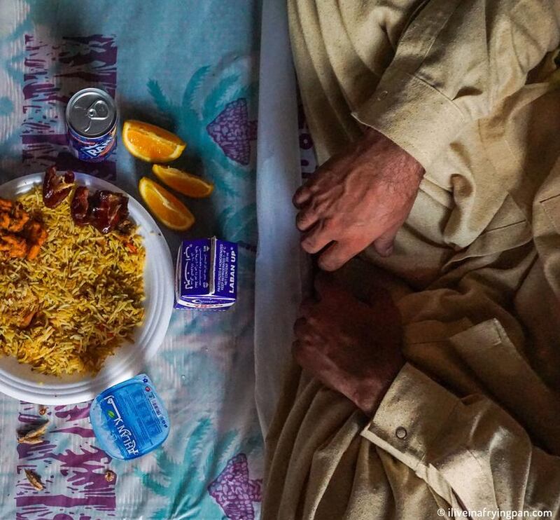 Close up of a mosque's iftar offering. Photo Courtesy: Frying Pan Adventures