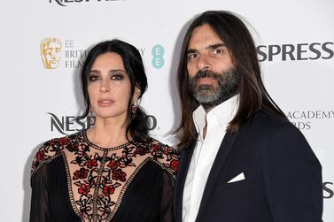 Nadine Labaki and her husband, Khaled Mouzanar, were emotional when they found out about their Oscar nomination. Getty