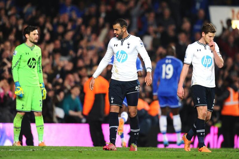 Centre midfield: Sandro, Tottenham Hotspur. Yet another of the Tottenham blunderers who presented Chelsea with an easy goal. Mike Hewitt / Getty Images