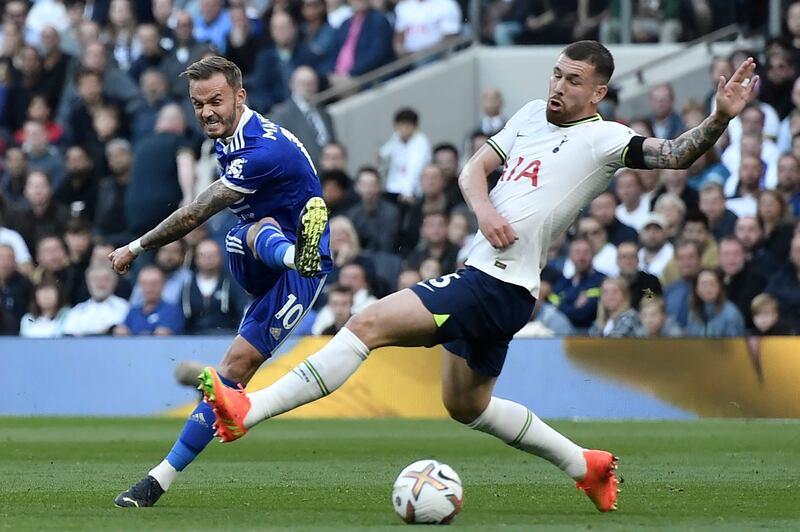 James Maddison – 8. Can leave this game with his head held high, as he created plenty of issues for Spurs’ backline and beat Lloris with an elegant finish to equalise. Even put in some good defensive work at times. Played a brilliant ball in for Daka’s header. Was trying to make things happen until the very end. EPA