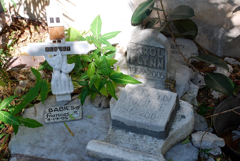 A cat cemetery at Hemingway House. Photo: Adam Fagen