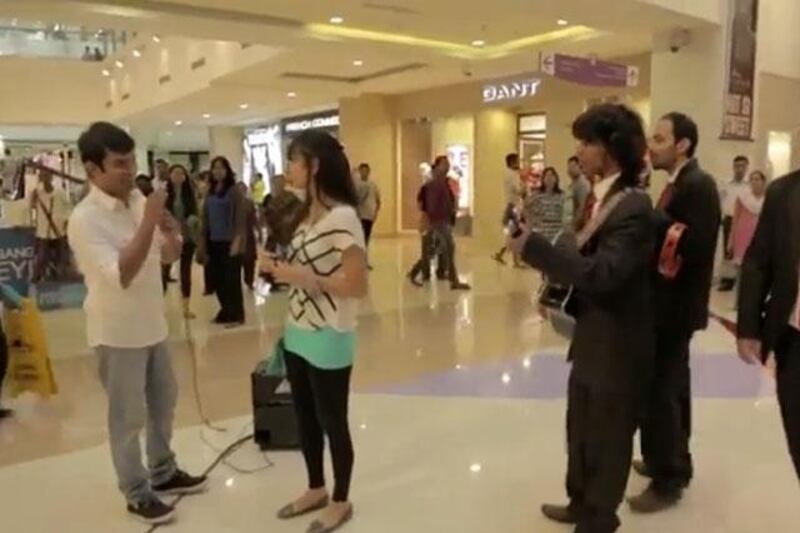 A video of a man supposedly making a failed marriage proposal at Dubai Mall that went viral has been found to be an advert.  YouTube Video-Screen Grab