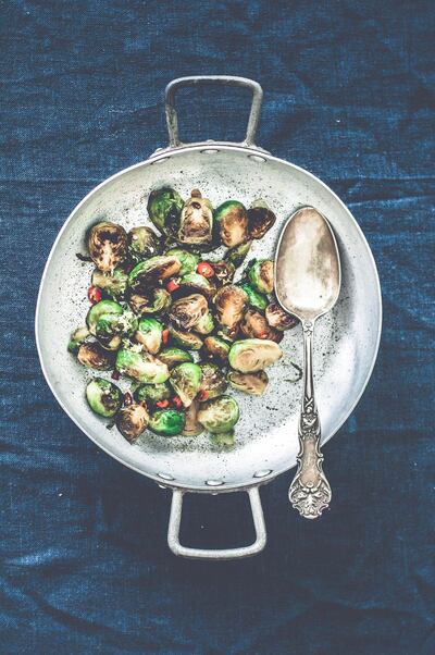 Wholesome food options include grilled Brussel sprouts. Courtesy Scott Price