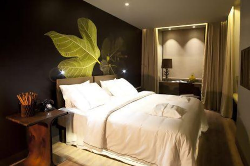 A superior room of The Beautique Hotels Figueira in Portugal. The Beautique Hotels Figueira