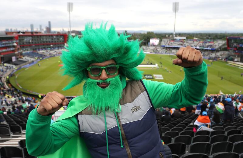 Pakistan fans in the stands prior to the match at Emirates Old Trafford. PA Wire